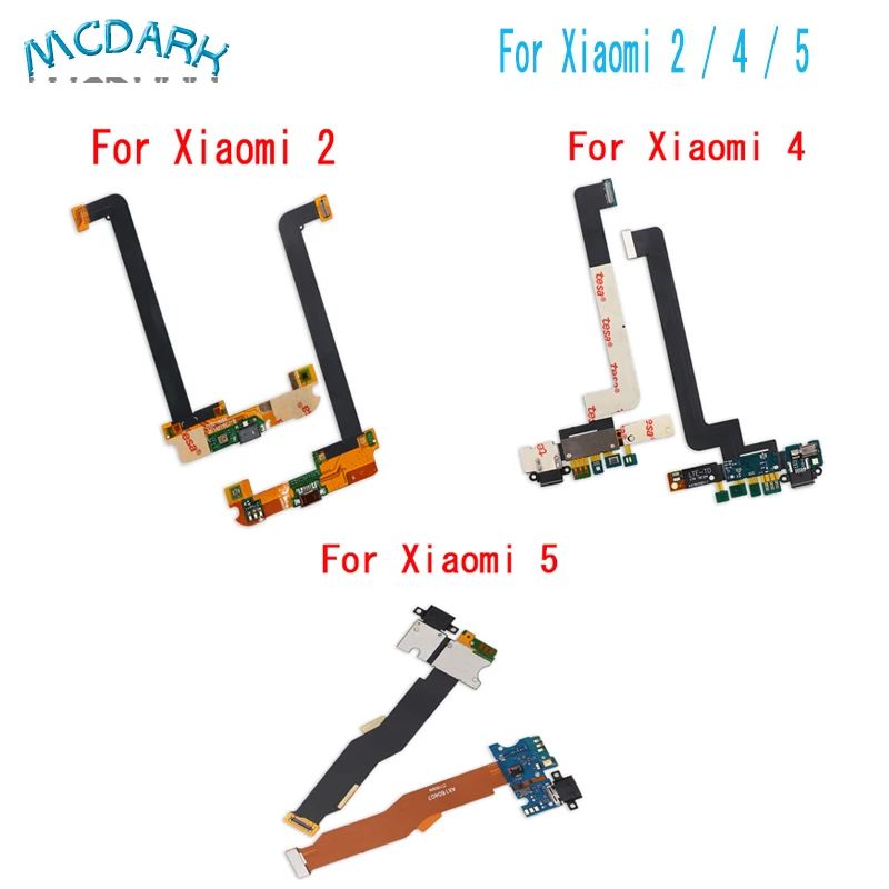Плата зарядного USB-порта Mcdark для Xiaomi Mi5 Mi2 Mi4 гибкий кабель разъем запасная часть MI5