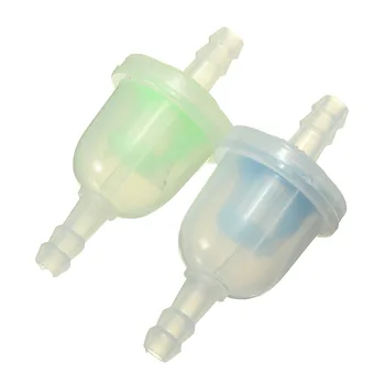 

2pcs 3mm I/D x 5.5mm O/D Mini Liquid Petrol Gas Fuel Filter For Motorcycle Dirt Bikes Random Color