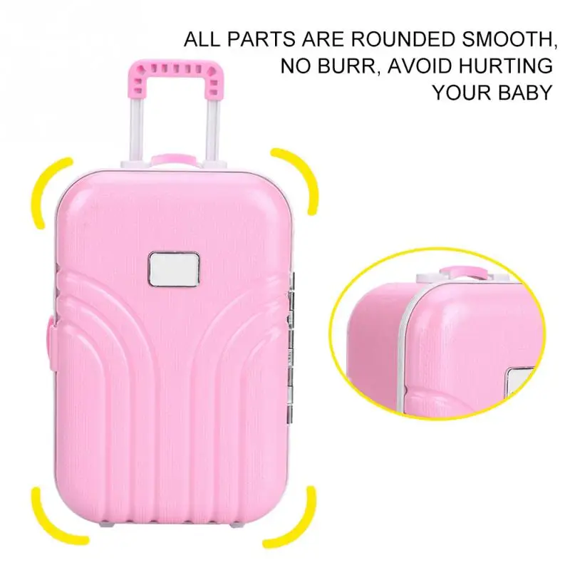 baby pink it suitcase
