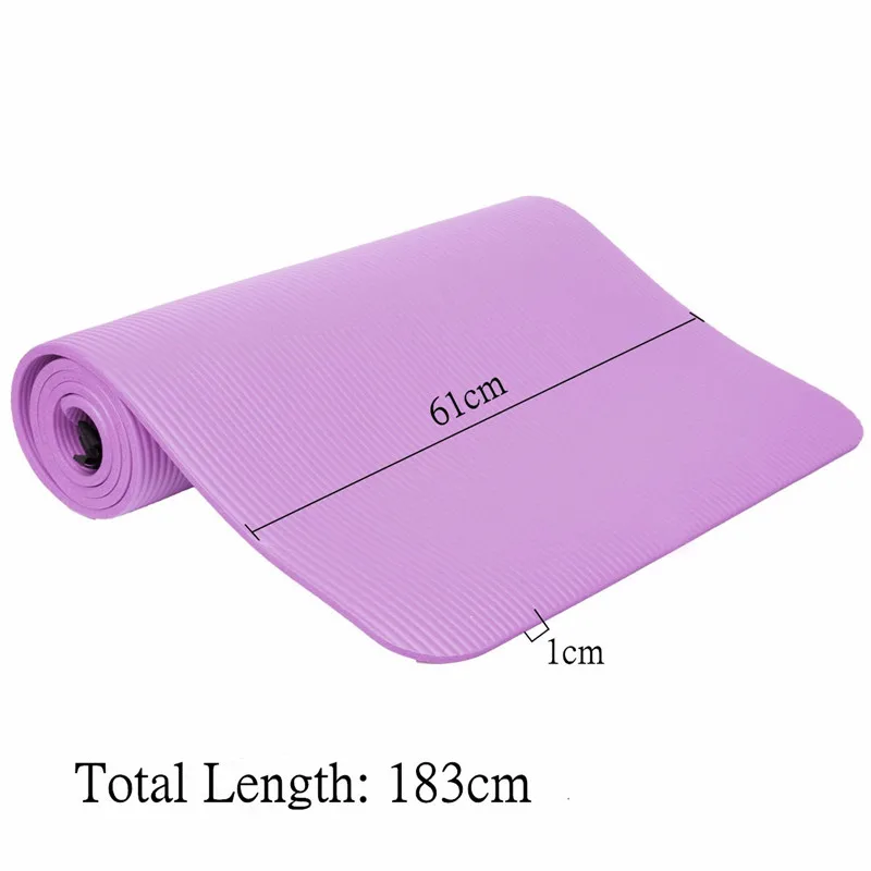 SGODDE 183*61*1cm Thickess Non-Slip Yoga Mat Sport Gym Soft Pilates Mats Foldable for Body Building Fitness Exercises Equipment