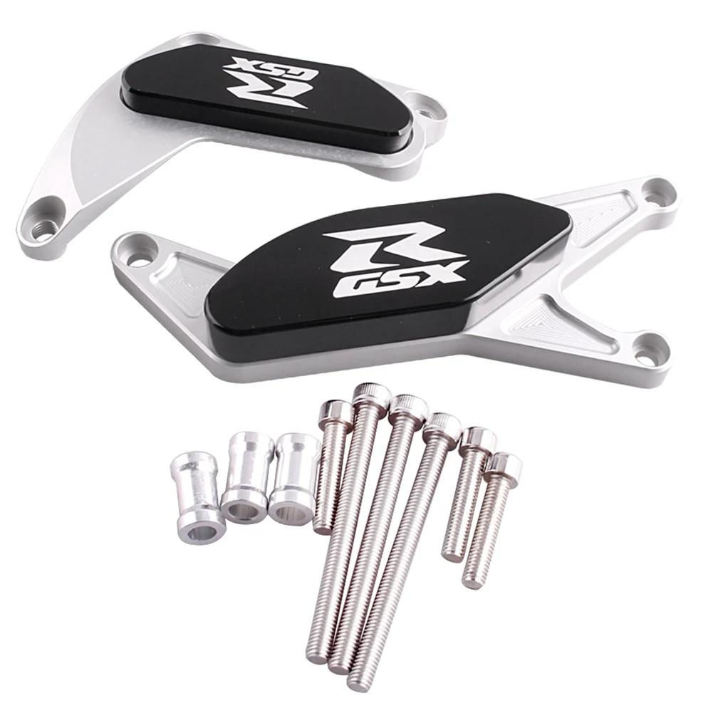 

CNC Aluminum Motorbike Engine Stator Crankcase Slider For Suzuki GSXR 600 750 2004 2005 K4 & GSXR1000 2005-2008 K5 K7 Black
