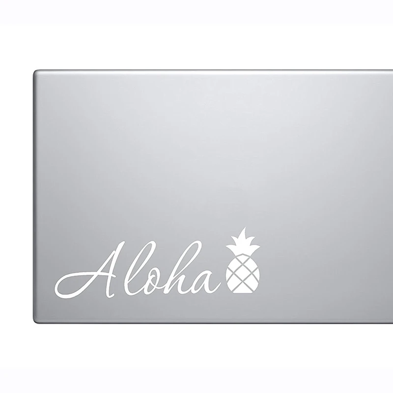 Фото Aloha текст Pinapple Гавайская Алоха черная силуэт для ванной художественная живопись Автомобильная наклейка s Задняя искусственная наклейка №3