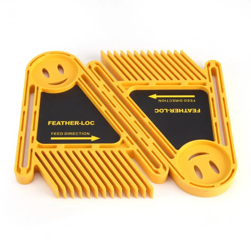 Plastic Featherboard Double Feather Board Multipurpose Woodworking Board Carpenter Auxiliary Gadget for Trimmer Router Table Saws Miter Gauge Slot Woodworking HizoeChu Featherboard