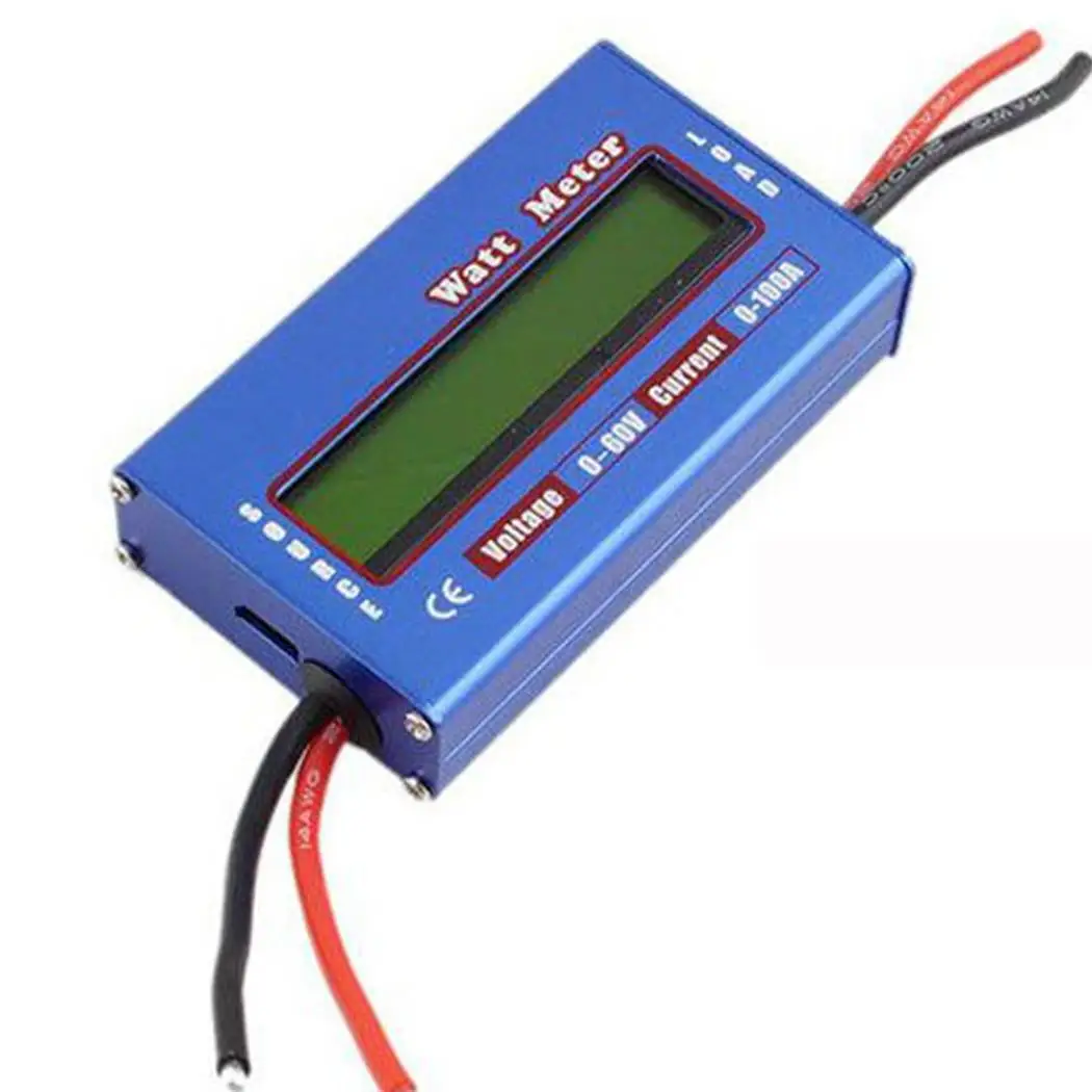 

Blue DC 60V 100A Balance Voltage Battery Power Analyzer RC Watt Meter Checker Professional Watt Meter Balancer Charger RC Tools