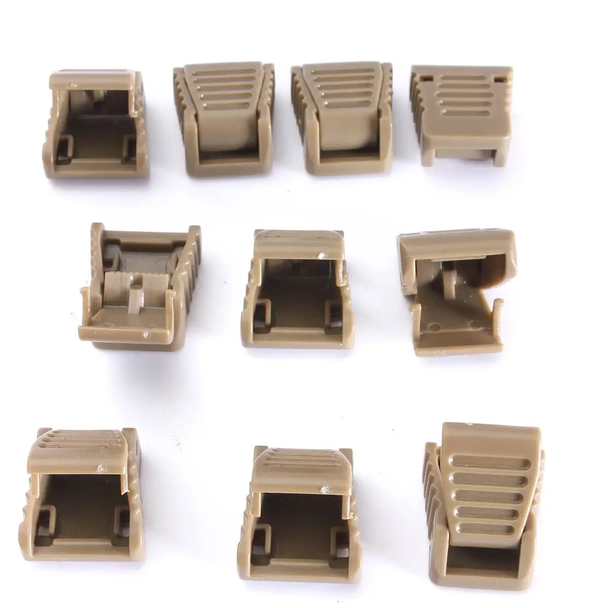 جديد 10 Pcs البريدي مقاطع حبل مشبك سستة التأثيرات سدادة حبل نهاية قفل Paracord DIY الديكور جديد 10 Pcs البريدي مقاطع حبل مشبك سستة التأثيرات سدادة حبل نهاية قفل Paracord DIY الديكور