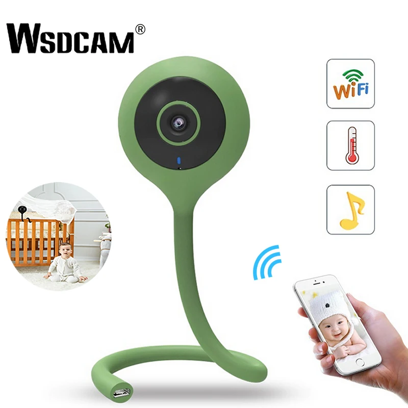

Wireless Baby Monitors Crying Alarm Wifi Camera 2 Way Audio Night Vision Security Camera Temperature Monitor Lullaby Babysitter