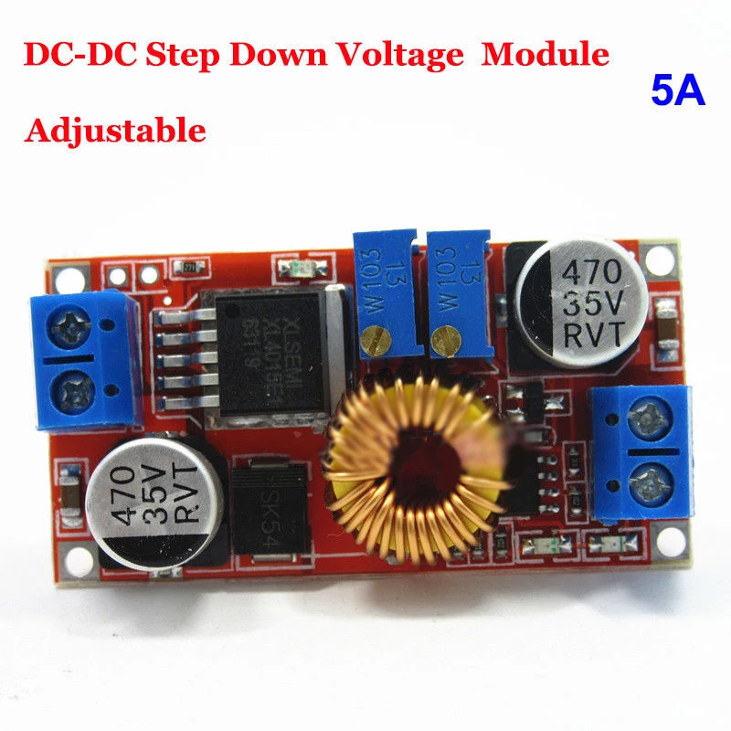 

5A DC-DC Constant Current Voltage Regulator Step Down Converter 4-38V