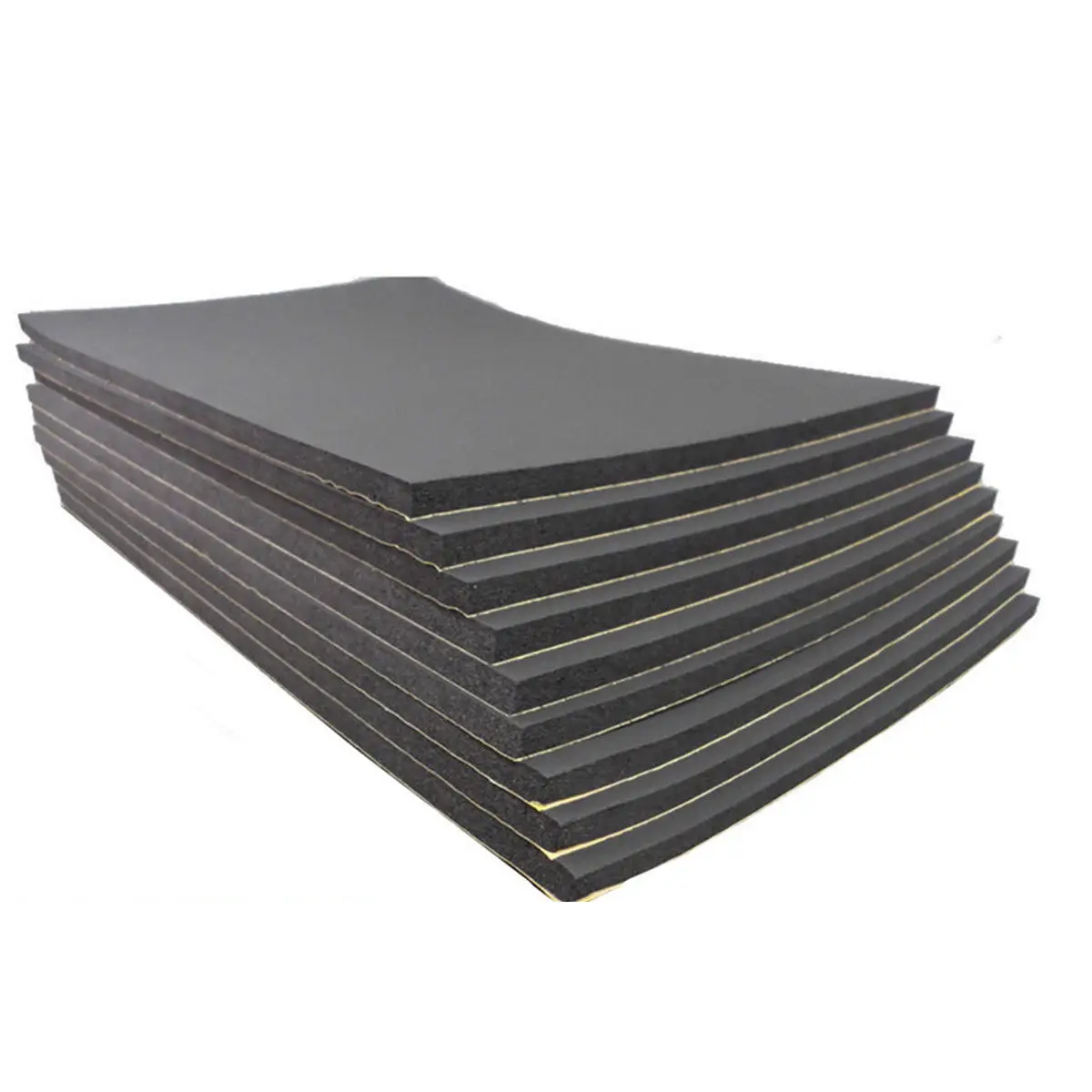 

9Pcs Car Auto Van Sound Proofing Deadening Insulation Foam Black 30*50*6mm