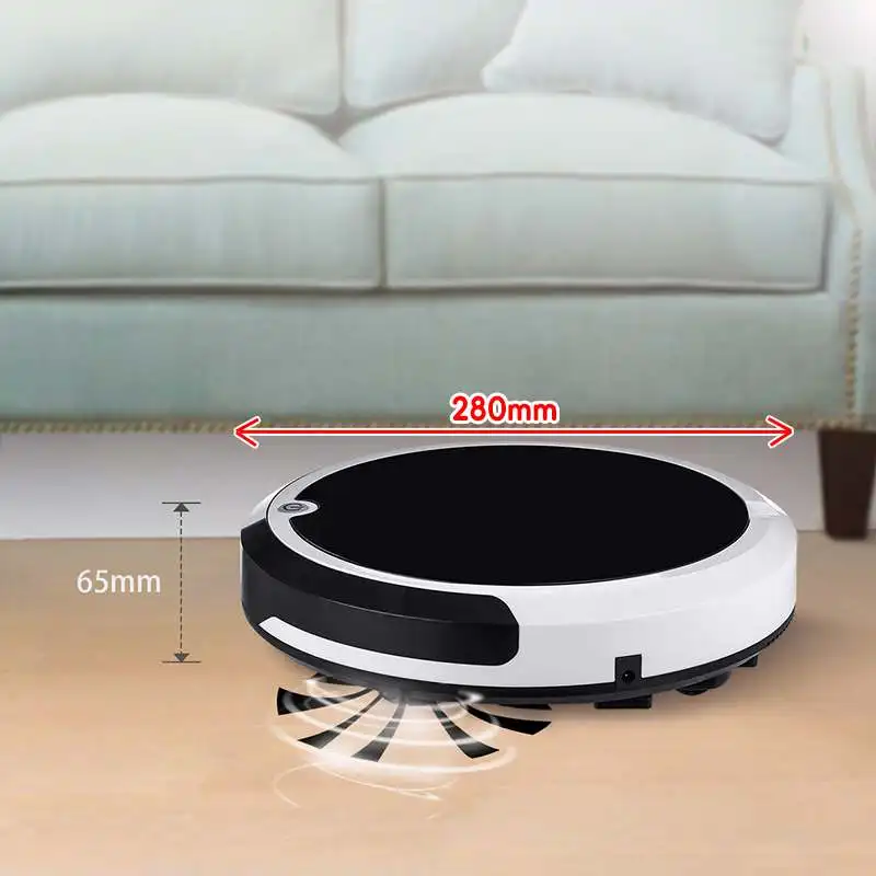  4 in 1 Rechargeable Auto Cleaning Robot Smart Sweeping Robot Dirt Dust Hair Automatic Cleaner For H - 32963500910