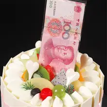 Creative Draw Money Machine Box Cake Decoration Props Material Environmentally Friendly Tricky Toys Distribution WITH 20 Bags