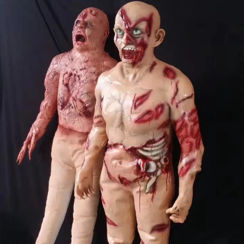 

Halloween Prop Haunted House Bar Decoration Arts And Crafts New Pattern Stand Mummy Resident Evil Bloody Corpse