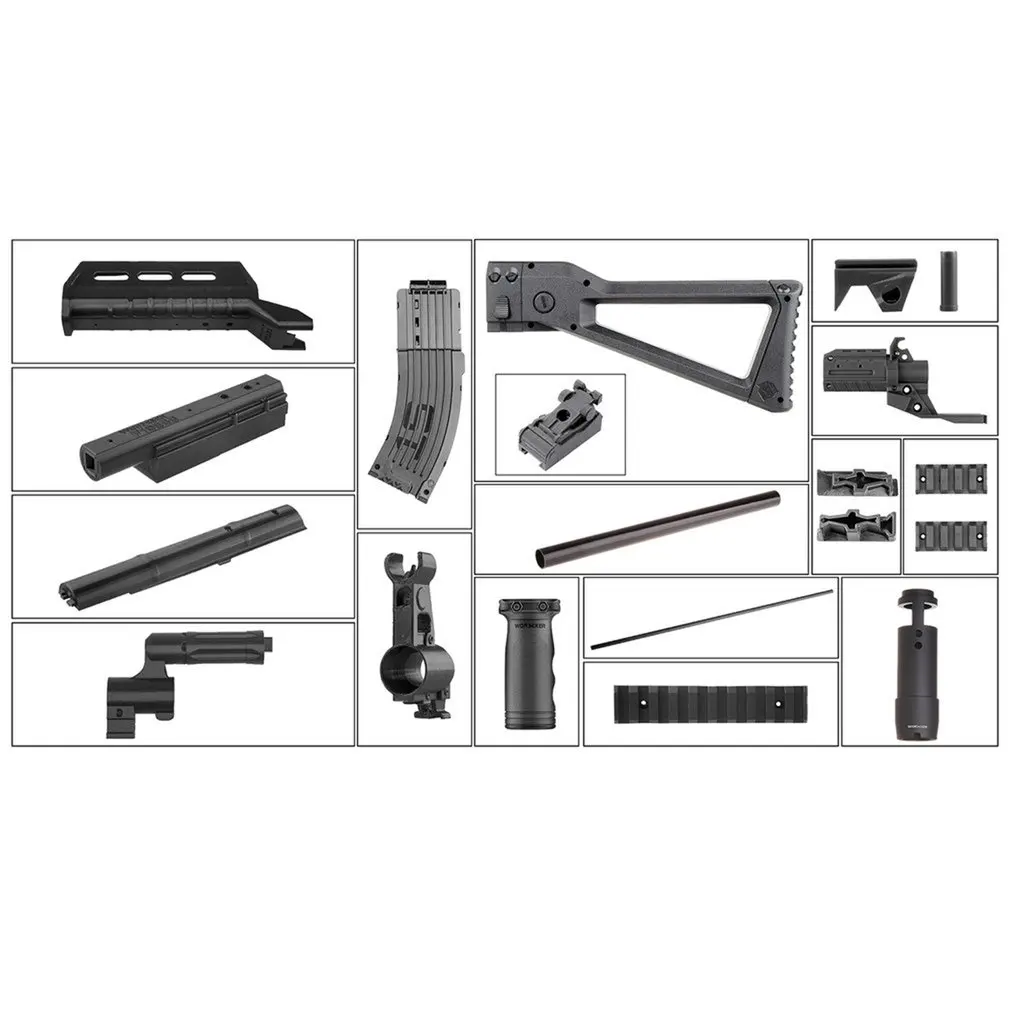 

Worker STF-W029 NO.105 D Style Mod Kits Set With Black Adaptor for Nerf N-Strike Elite Stryfe Blaster Toy Gun Accessories