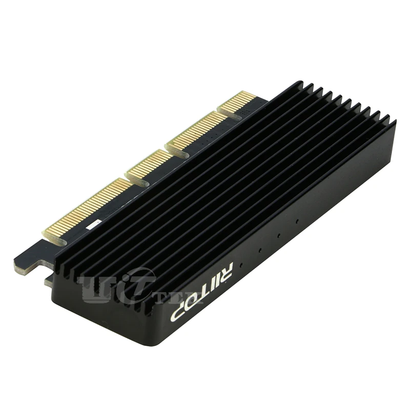 

M2 NVMe SSD To PCI-e 4x/8x/16x Card Adapter for M.2 NVME PCI-e M Key 2230/2242/2260/2280 SSD with Heatsink