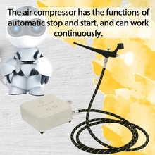 Мини Многофункциональный маркер ручка Аэрограф Кисть для макияжа украшение для рисования пневматические инструменты воздушная компрессорная установка 110-230 В