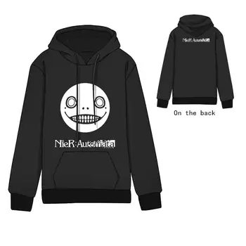 

Anime NieR:Automata 2B Cotton Cosplay Hoodies Standard Hooded Winter YoRHa Sweatshirts Men