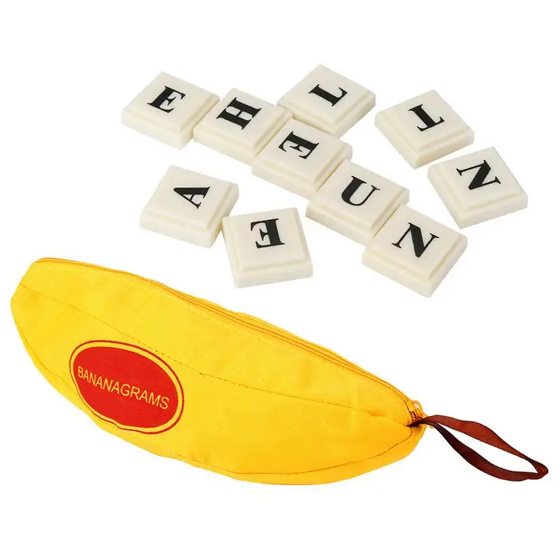 

Early Education Puzzle English Banana Storage Bag Block Spelling English Words And Phrases Alphabet Letter Game For Children
