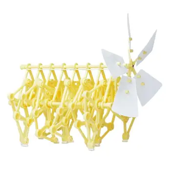 

Drop Shipping DIY 3D Puzzle Wind Power Beast Walker Powered Walking Strandbeest Assembly Model Kits Robot Toys For Children Gift