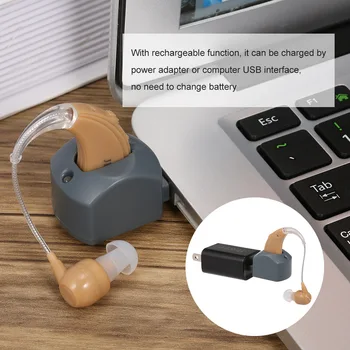 

Hearing Aids The Elderly/Hearing Loss Patient Hearing Aid Sound Amplifier Ear Care Tools Rechargeable Adjustable