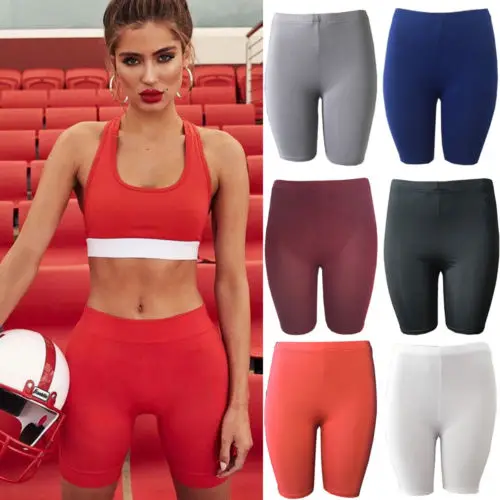 2019 Women Girl Stretchy Workout Shorts Sweatpants Running Gym Fitness Trousers High Waist Beach Casual Bodycon | Женская одежда