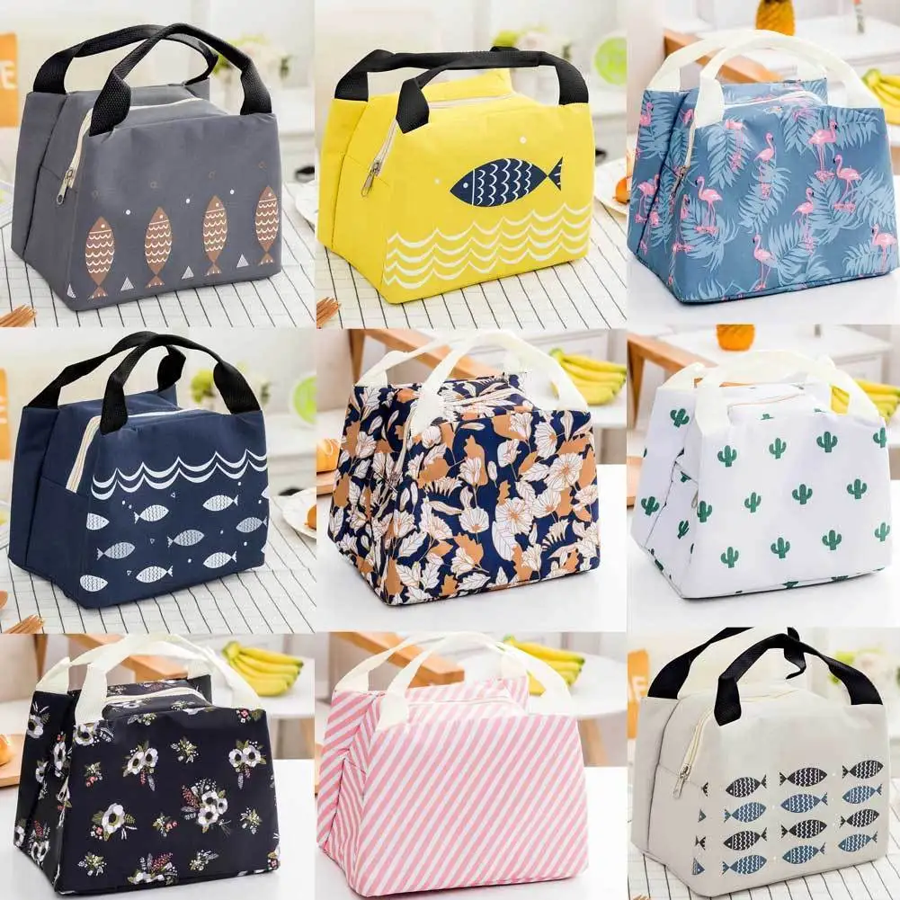Portable Insulated Thermal font b Cooler b font Bento Lunch Box Tote Picnic Storage font b