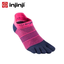 Injinji, пять пальцев, кроссовки, носки, не показывают, тонкие, для бега, быстросохнущие, дышащие, спортивные, женские, износостойкие, COOLMAX, пилатес