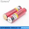 Turmera 18650 batería 3500mAh NCR18650GA 10A corriente de descarga con tablero protegido recargable para linterna y Faro de uso ► Foto 3/6