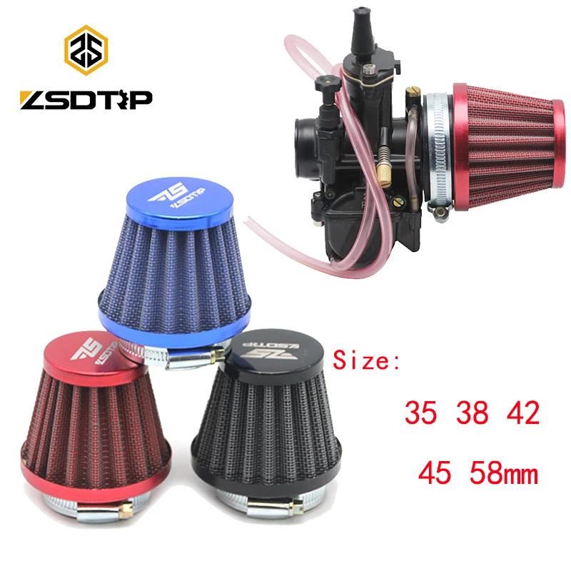 ZSDTRP 35 38 42 45 50 58 мм мотоциклетный модифицированный карбюратор воздушный фильтр
