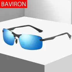 BAVIRON солнцезащитные очки мужские спортивные поляризованные зеркальные солнцезащитные очки Брендовые дизайнерские Винтажные
