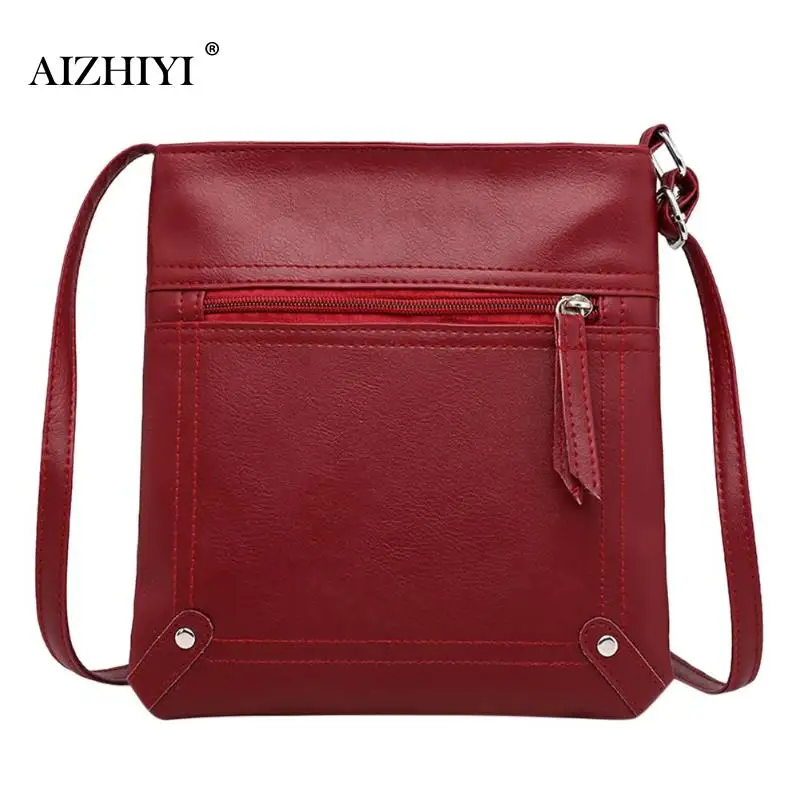 

Women Messenger Bags Females Solid Color Bucket Bag Leather Crossbody Shoulder Bag Girls Handbag Satchel Bolsa Feminina 2019