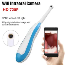 WiFi Wireless Dental Camera HD Intraoral Endoscope LED Light Monitoring Inspection for Dentist Oral Real-time Video Dental Tools intra oral camera denshine hd mini wifi wireless dental intraoral oral camera for iphone android windows pc