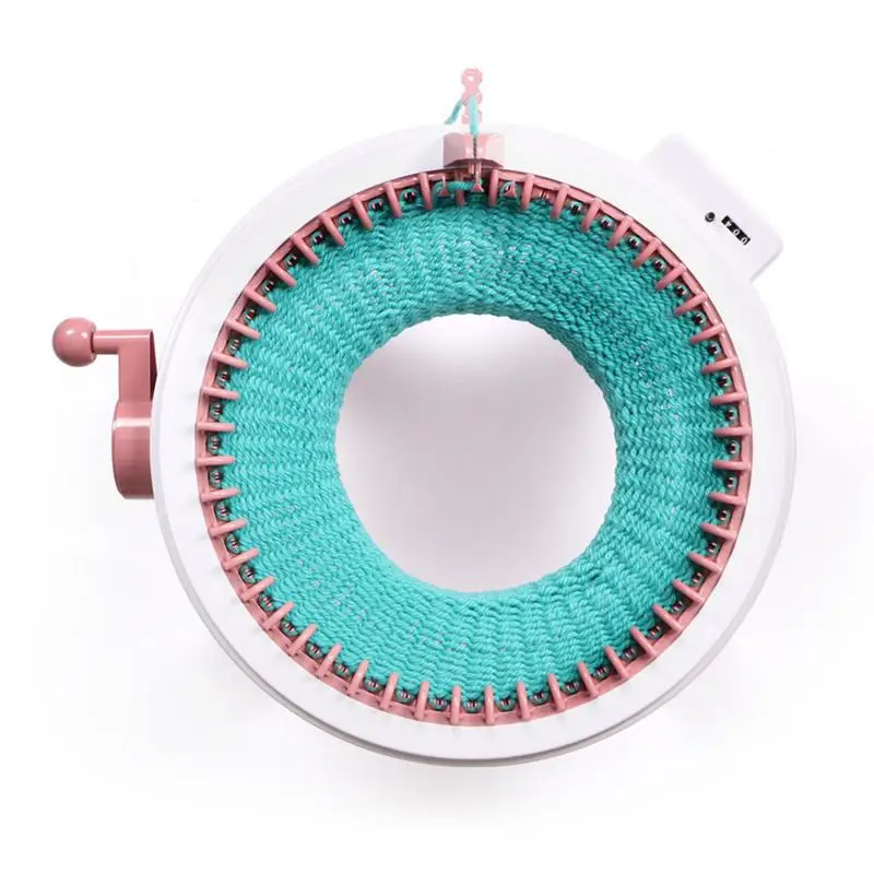 Smart Weaver Knitting Kit Machine For Kids New Oversized 48 Hand Shake DIY Wool Knitting Machine Hat Knitting Machine Girl House