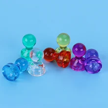 50 шт. Сильный магнитный Push шпильки магниты для дома, офиса, школы поставки для доска для надписей на холодильник географические карты календари случайный цвета