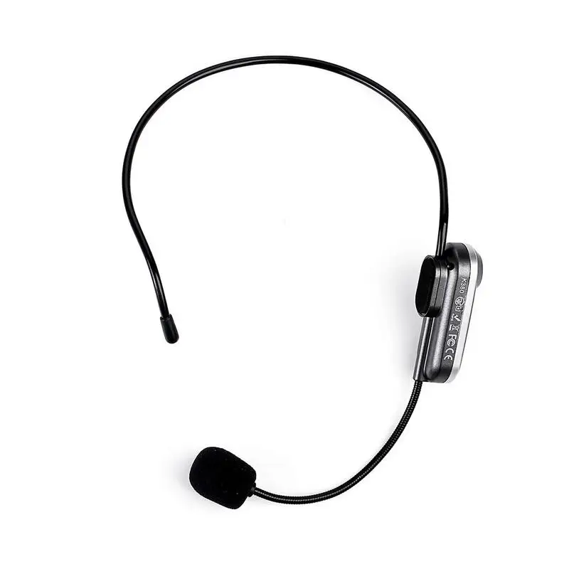 

New K380 Portable Head-mounted Wireless Bluetooth Microphone With FM Transmission High Quality Conference Mic Fast Delivery
