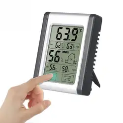 Новый профессиональный электронный измеритель температуры и влажности, гигрометр, монитор, цифровой ЖК-дисплей, пресс-термометр