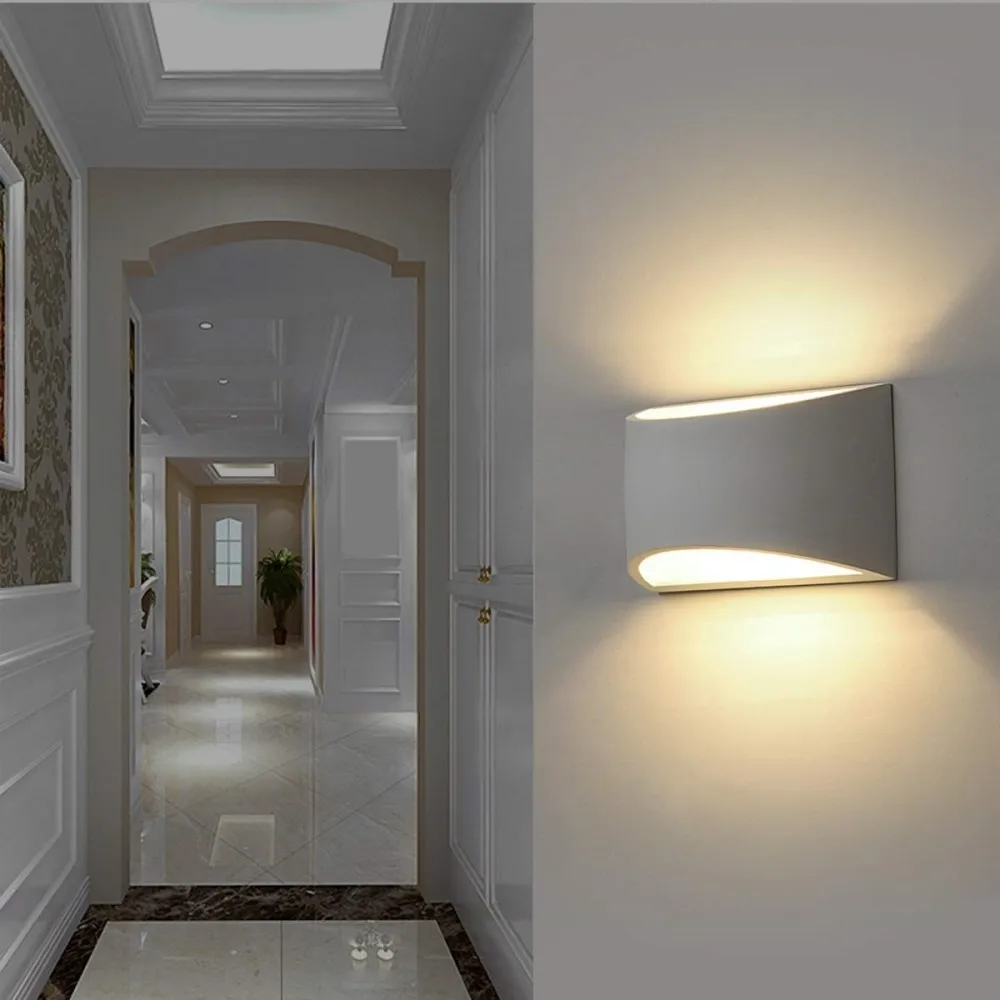 

Handmade Plaster Wall Lamp Indoor 5W LED Lighting AC110V 220V Wall Mounted Sconce Home Decoration Modern Led Wall Light