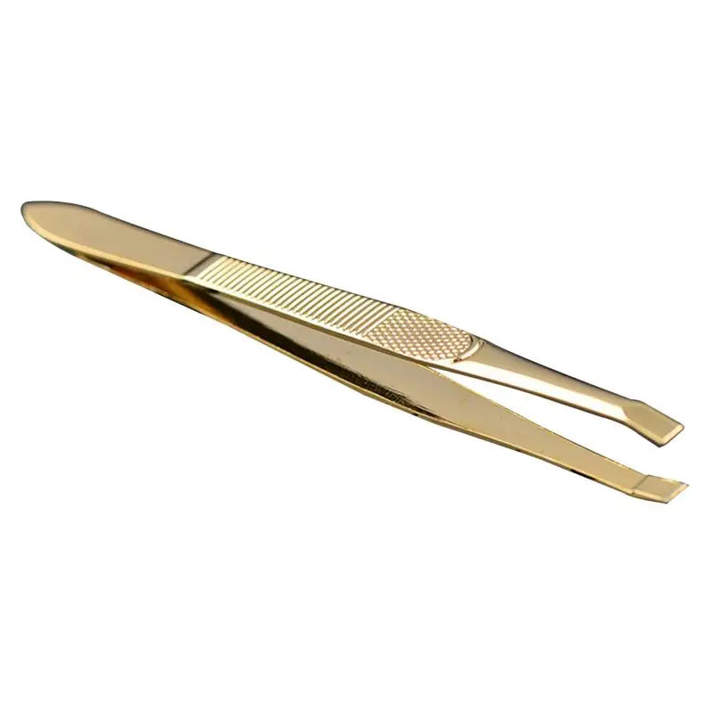 

1 Pc Eyebrow Tweezers Removal Eyebrow Clip Tool For Face Embelishing Makeup Gold Makeup Tool Eyebrow Fake Eyelash Clips