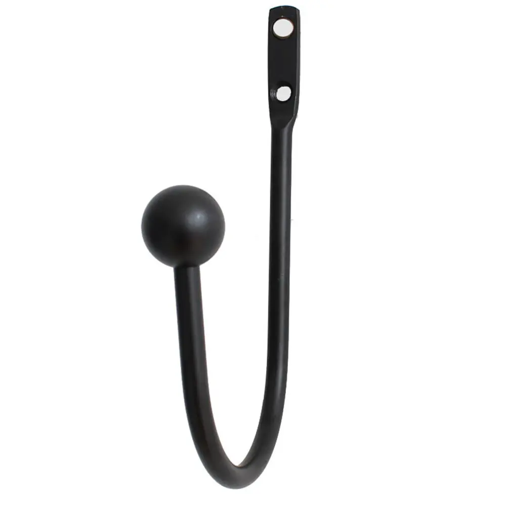 

2pcs Ball End Window Curtain Holdback Wall Mount Curtain Tieback Hooks Hanger Home Decor Ornament