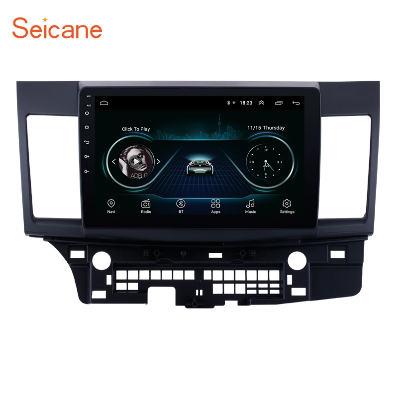 Seicane 10 1 дюймов 2 Din Android 9 автомобильное радио для Mitsubishi Lancer ex 2008 2009 2010 2015 Bluetooth Wifi 3G