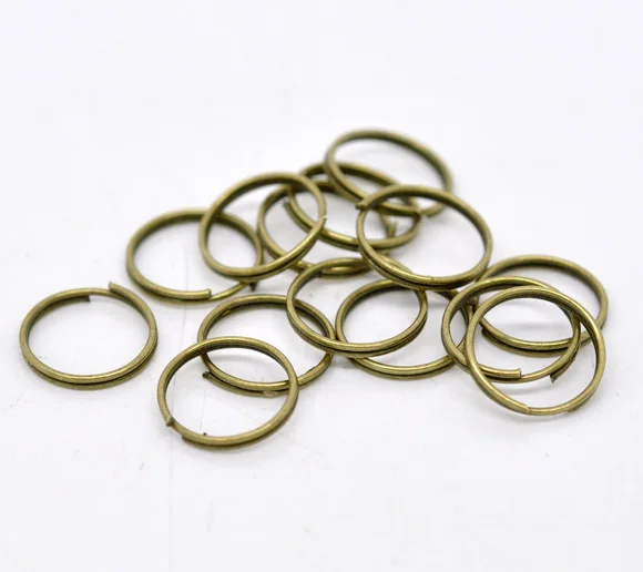 

Antique Bronze Split Rings Findings 12mm Dia., sold per packet of 300 (B13528)