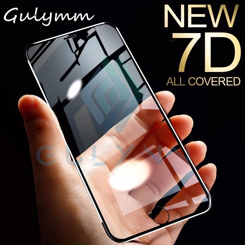 

7D Aluminum Alloy Tempered Glass For iPhone 6 6S 7 Plus Full Screen Protector Protective For iPhone X XR XS Max 8 Glass Cover
