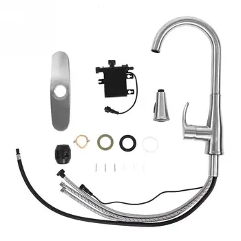 

3/8" Single-Handle Touch Kitchen Sink Faucet with Pull Down Sprayer with Holder