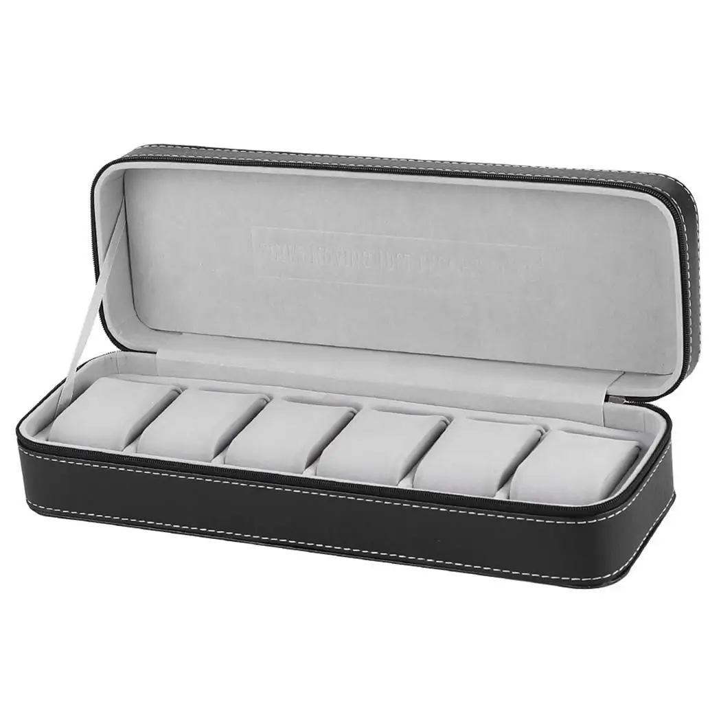 

New Jewelry Watch Display Box Collection Case Exhibition Hall, Shop, Home, etc. Storage Zipper Holder Organizer