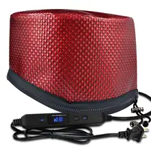 Электрический нагревательный колпачок фен для волос синхронизация Регулируемая температура с ЖК-монитором Испарительный колпачок отпариватель крышка для дома Парикмахерская