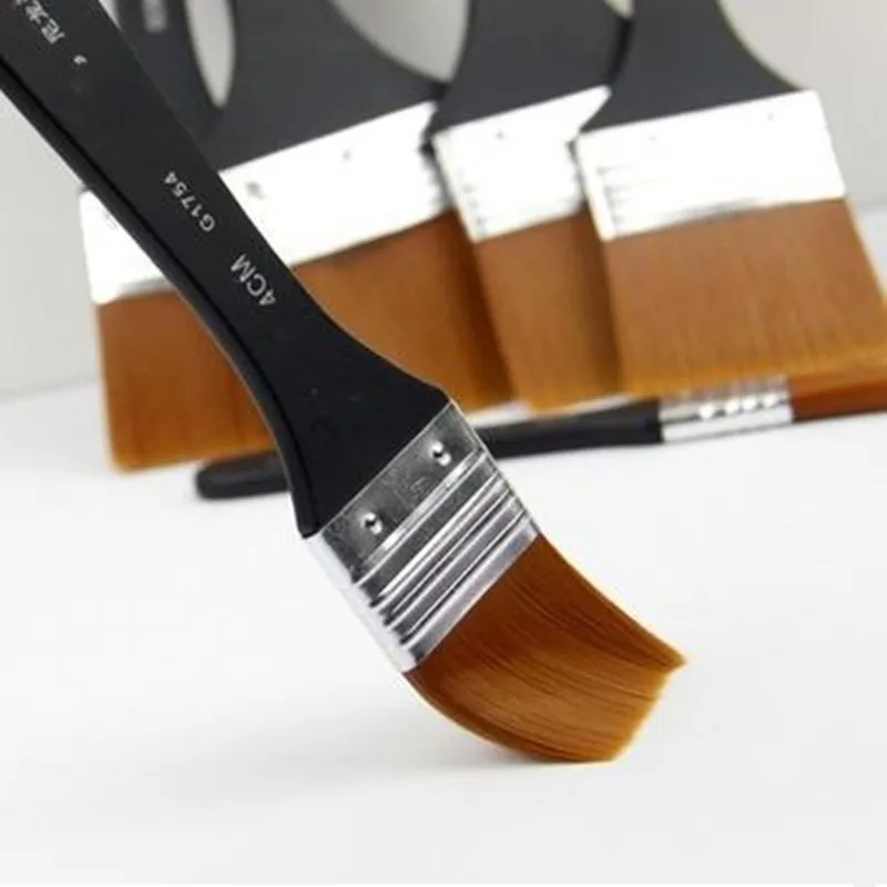 

1 PC Watercolor Oil Paintbrush Nylon Hair Wood Handle Painting Drawing Arcylic Brushes Art School Stationary Supplies 03180