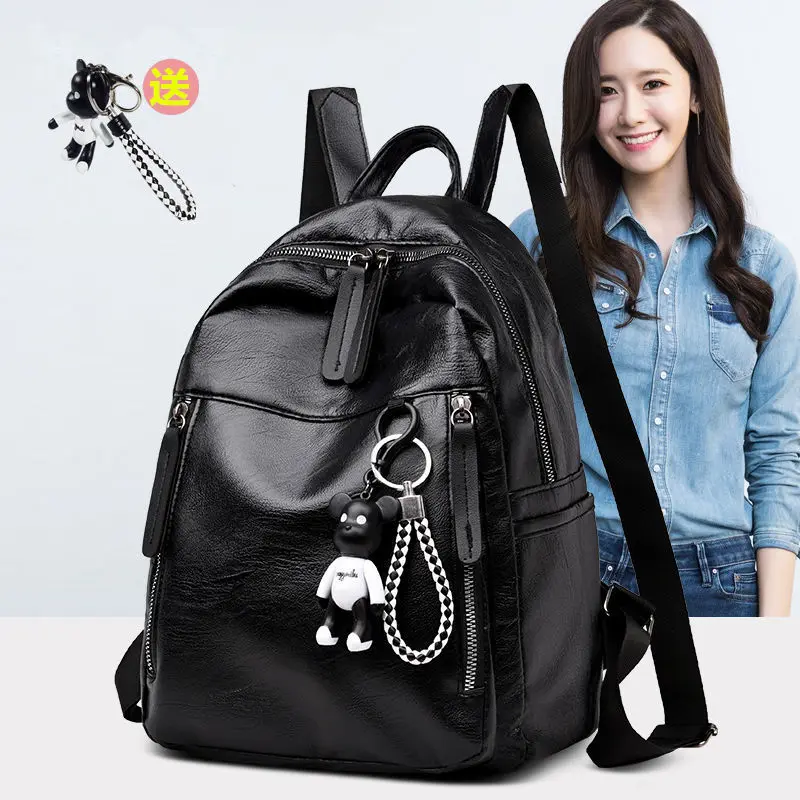 

Leather Backpack Women Mochila Feminina Kanken Mochilas Mujer Sac A Dos Femme Juventus School Bags Mini Bag Rucksack Bookbag Sac