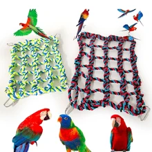 Parrot Climbing Durable Rope Ladder Cotton Rope Cage Hanging Activity Pet Toys for Birds Chew Play Climbing