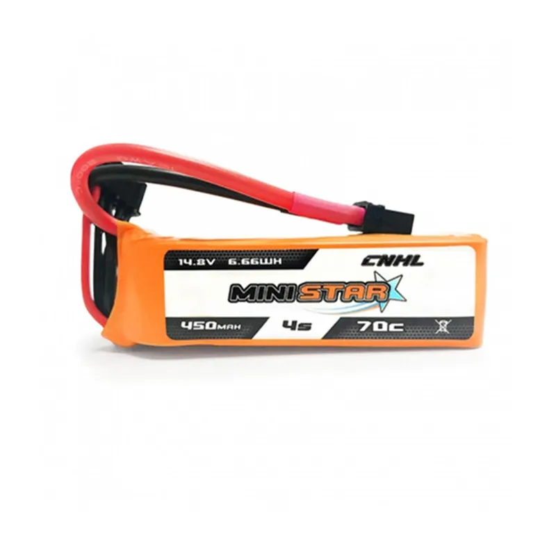 CNHL MiniStar 650 mAh/450 mAh 14,8 V 4S 70C Lipo батарея XT30U Разъем для моделей RC Мультикоптер Рамка DIY аксессуары