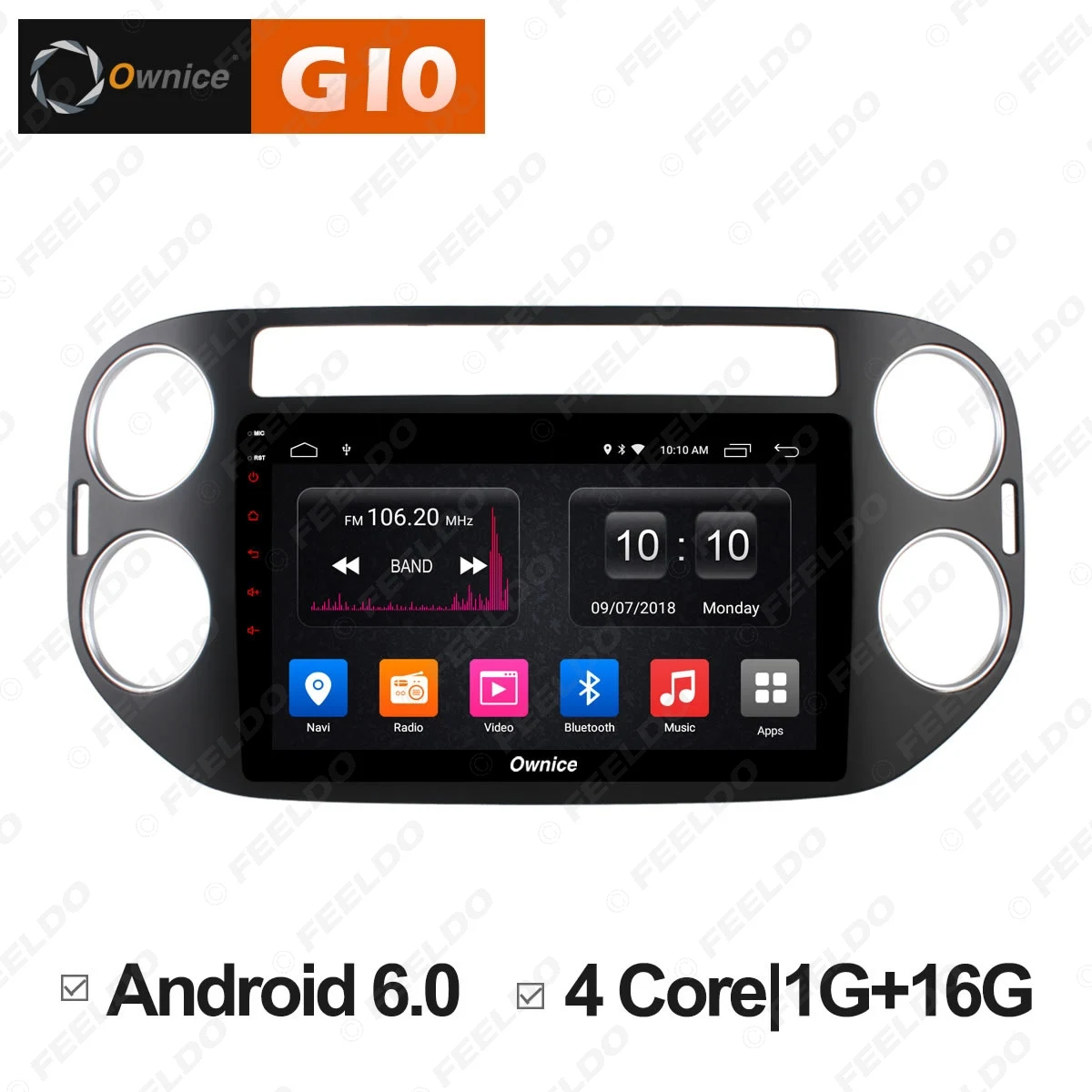 Cheap LEEWA 9 " 2.5D Nano IPS Screen Android 8.1 8-Core/DDR3 2G/32G/4G LTE Car Media Player With GPS/FM For Volkswagen Tiguan 10-16 1