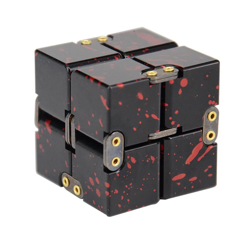

Decompression Infinite Magic Cube Infinite Block Magic Cube Aluminium Alloy Decompression Toys Gifts Practical Originality Gift