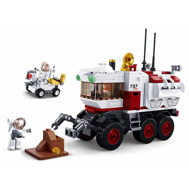 

Aviation series Compatible Legoings Mars Rover Space exploration vehicle building blocks DIY figures Bricks Educational Toy